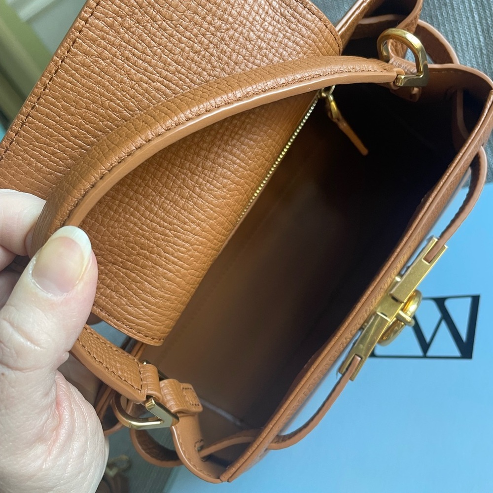 Parisa Wang Micro Madison top handle bag in Chestnut - Picture 12 of 16